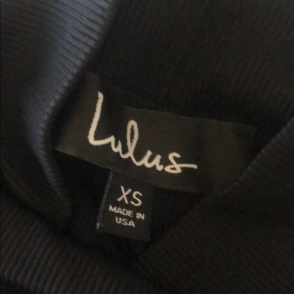 Lulu’s Kiss Me, Miss Me Black Long Sleeve Top - Picture 4 of 4